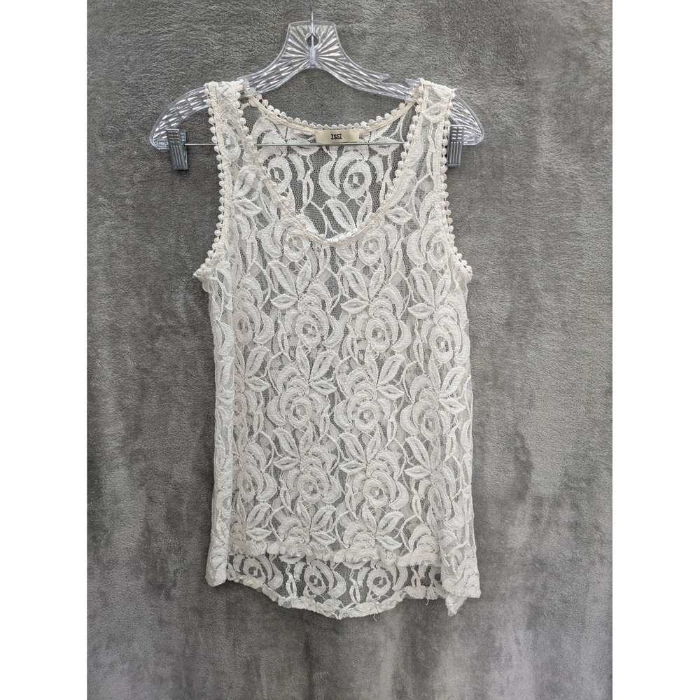 Lace Blouse Women's Medium Coquette Bohemian Feminine Sheer Fairy Romantic